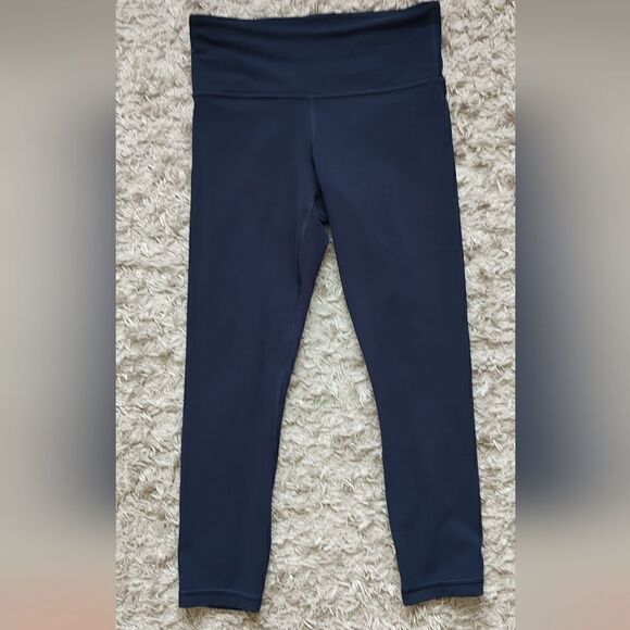 ATHLETA Navy Blue Capri leggings High Waisted Size XS - Picture 4 of 10